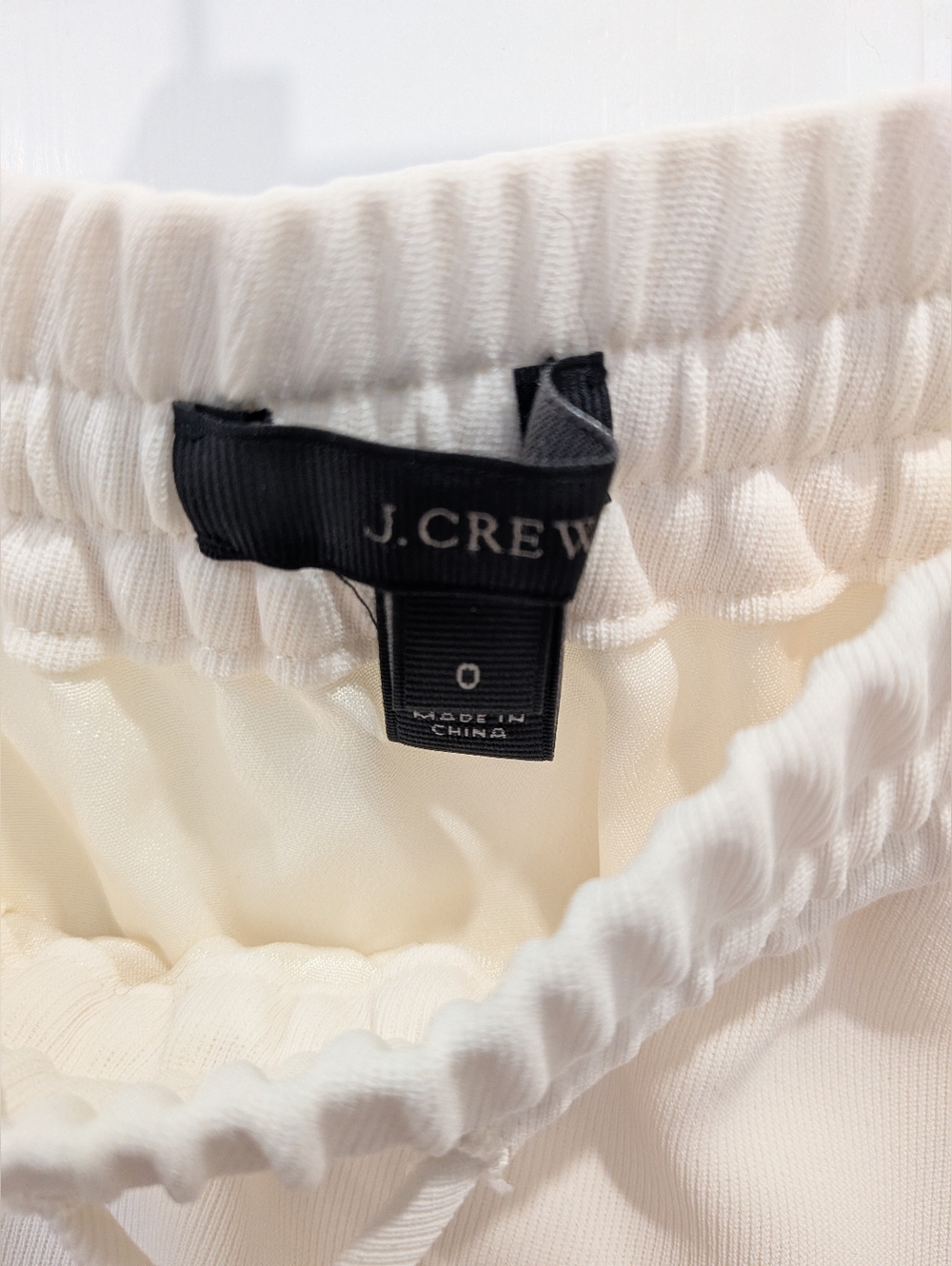 J.Crew Cream White Drawstring Skirt | 0 - Picture 3 of 3